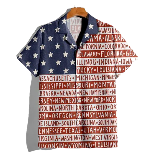 America State Hawaiian Shirt 1, 250th Anniversary Shirt, 250th Anniversary Gift Moonbestprint