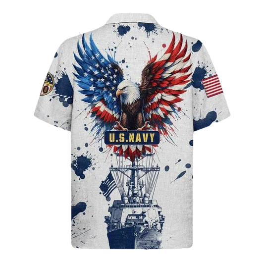 US Navy 250th Years Of Service Hawaiian Shirt, 250th Anniversary Shirt, 250th Anniversary Gift Moonbestprint
