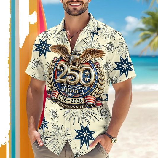 America 250 Years Hawaii Shirt 2, 250th Anniversary Gift Moonbestprint