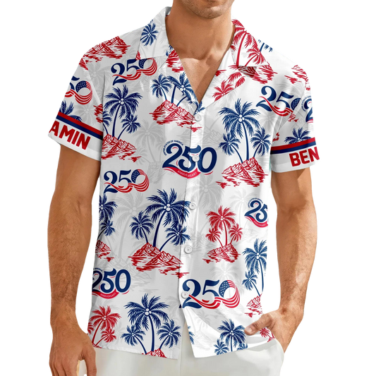America Faith, Family & Freedom Hawaii Shirt 2, 250th Anniversary Gift Moonbestprint