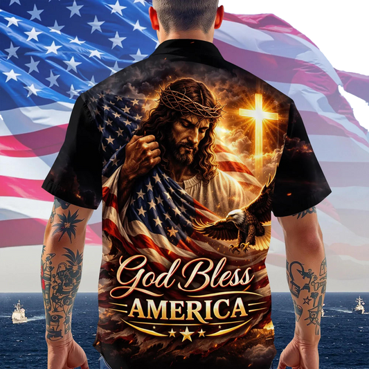 One Nation Under God Hawaii Shirt, 250th Anniversary Gift Moonbestprint