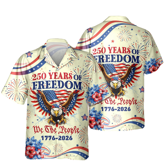 We The People - Honoring 250 Years of Freedom 1776-2026 Hawaii Shirt, 250th Anniversary Gift Moonbestprint