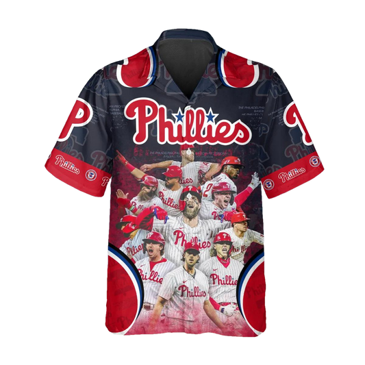 Legends Philadelphia Phillies Hawaiian Shirt, Phillies Hawaiian Shirt, MLB Hawaiian Shirt Moonbestprint