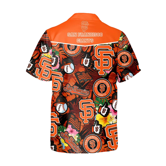Pattern San Francisco Giants Hawaiian Shirt, SF Giants Aloha Shirt Moonbestprint