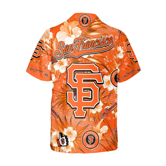 San Francisco Giants Hawaiian Shirt, MLB Hawaiian Shirt Gift For Fans Moonbestprint