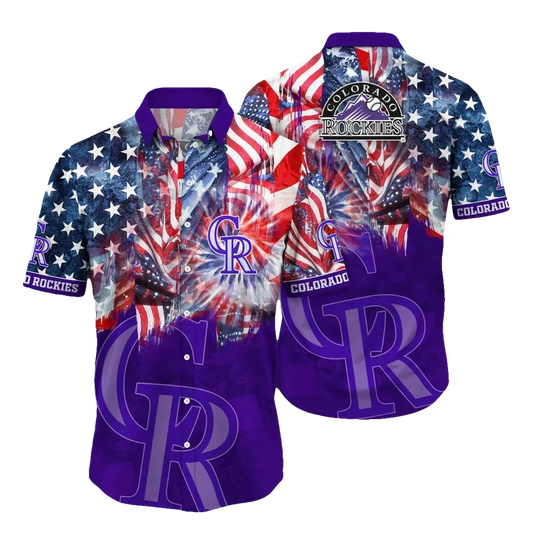 Colorado Rockies MLB Flower Aloha Hawaiian Shirt 11, MLB Hawaiian Shirt Moonbestprint