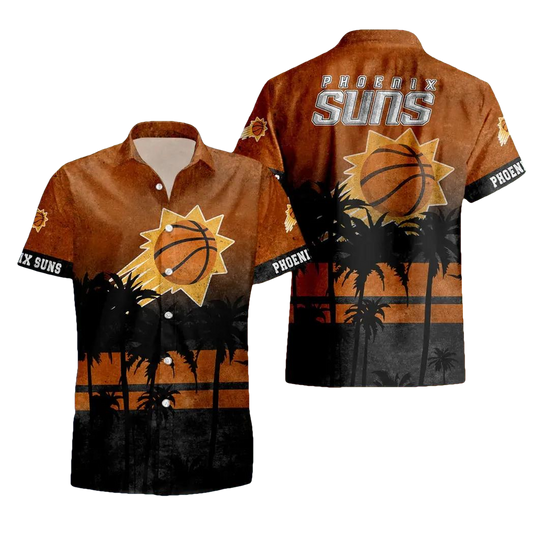 Phoenix Suns Aloha Hawaiian Shirt, NCAA Hawaiian Shirt Moonbestprint