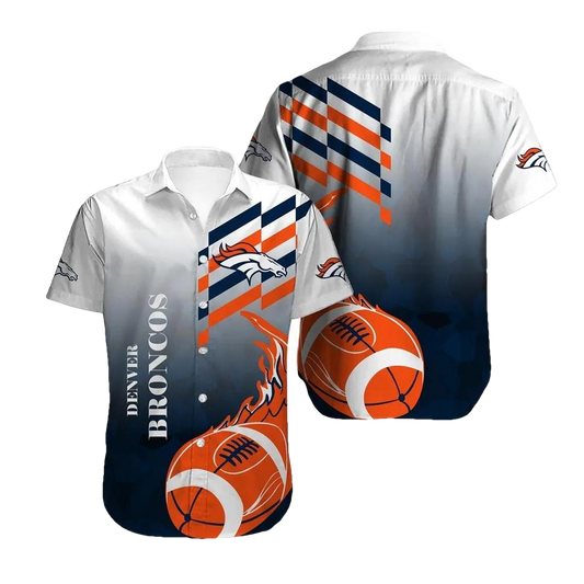 Denver Broncos NFL Limited Edition Hawaiian Shirt, NFL Hawaiian Shirt Moonbestprint