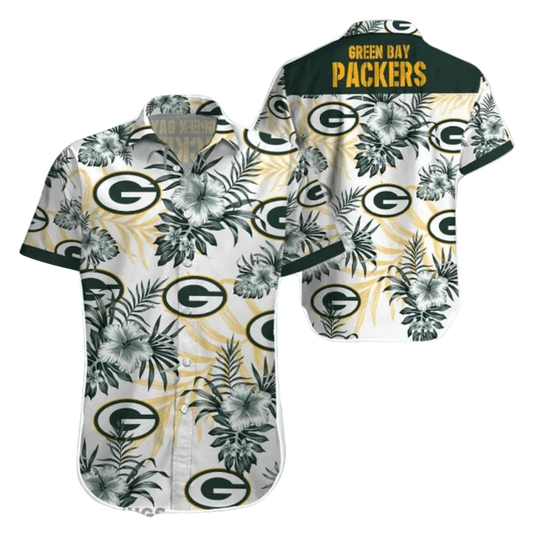 Green Bay Packers NFL Beach Hawaiian Shirt, NFL Hawaiian Shirt Moonbestprint
