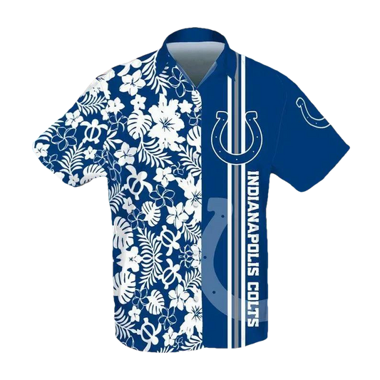 Indianapolis Colts Nfl Football Sport Cool Hawaiian Graphic Print Short Sleeve Hawaiian Shirt, NFL Hawaiian Shirt Moonbestprint