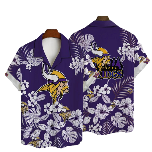 Minnesota Vikings – National Football League AOP Hawaiian Shirt, NFL Hawaiian Shirt Moonbestprint