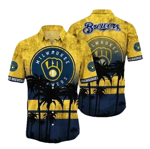 Milwaukee Brewers Hawaiian Shirt 13, MLB Hawaiian Shirt Moonbestprint
