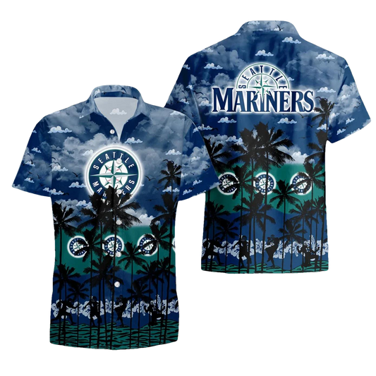 Seattle Mariners Hawaiian Shirt Trending Summer, MLB Hawaiian Shirt Moonbestprint