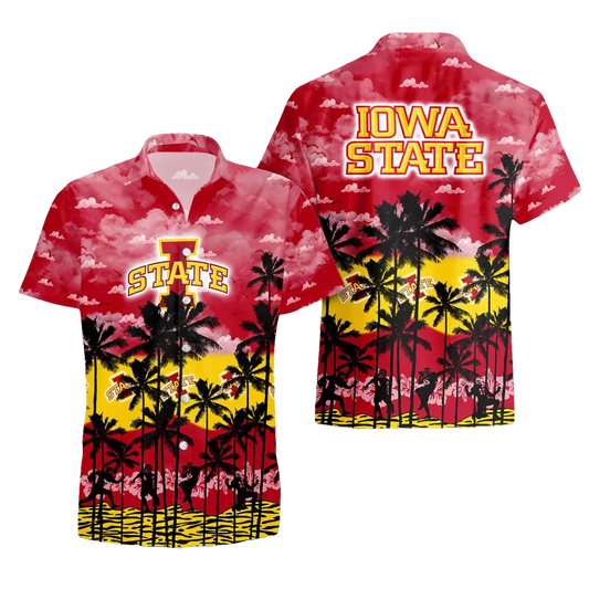 Iowa State Cyclones Hawaiian Shirt Trending Summer, NCAA Hawaiian Shirt Moonbestprint