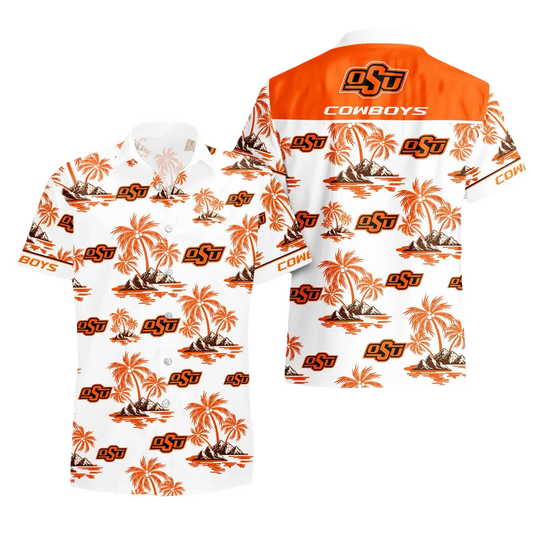 Oklahoma State Cowboys Hawaii Shirt, NCAA Hawaiian Shirt Moonbestprint