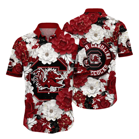 South Carolina Gamecocks NCAA Hawaiian Shirt, NCAA Hawaiian Shirt Moonbestprint