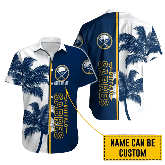 Buffalo Sabres Hawaii Shirt Men Custom Nhl, NHL Hawaiian Shirt Moonbestprint