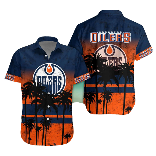 Edmonton Oilers Hawaii Shirt 1, NHL Hawaiian Shirt Moonbestprint