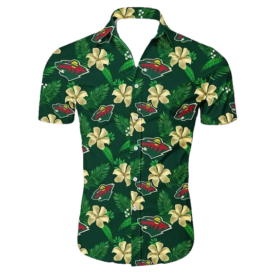 Minnesota Wild Hawaiian Shirt 2, NHL Hawaiian Shirt Moonbestprint
