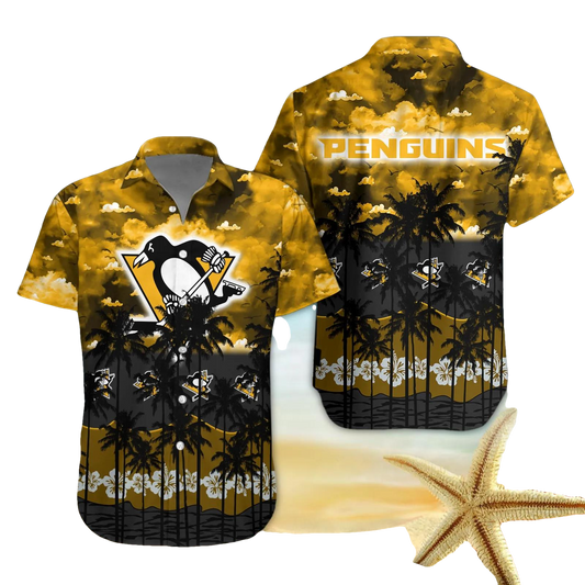Pittsburgh Penguins Hawaiian Shirt 2, NHL Hawaiian Shirt Moonbestprint