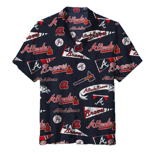 MLB Atlanta Braves Hawaiian Shirt, MLB Hawaiian Shirts For Men Moonbestprint