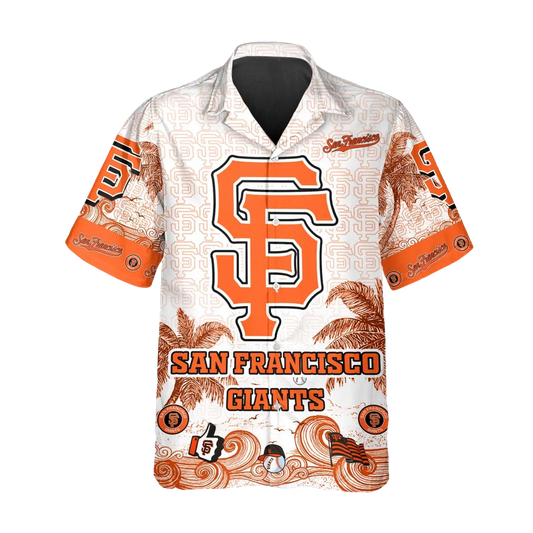 Custom San Francisco Giants Hawaiian Shirt, SF Giants Aloha Shirt, MLB Hawaiian Shirt Moonbestprint