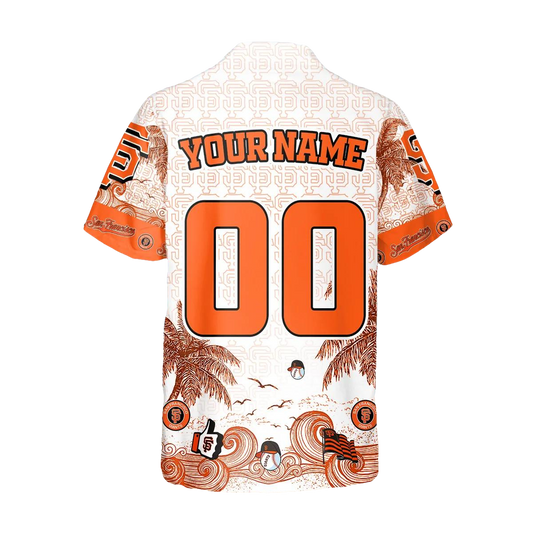Custom San Francisco Giants Hawaiian Shirt, SF Giants Aloha Shirt, MLB Hawaiian Shirt Moonbestprint
