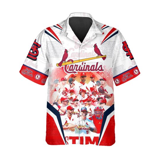 Legends St. Louis Cardinals Hawaiian Shirt, St. Louis Cardinals Aloha Shirt, MLB Hawaiian Shirt Moonbestprint