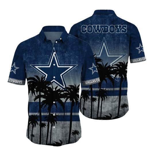 Dallas Cowboys Hawaii Shirt Short Style Hot Trending Summer, NFL Hawaiian Shirt Moonbestprint