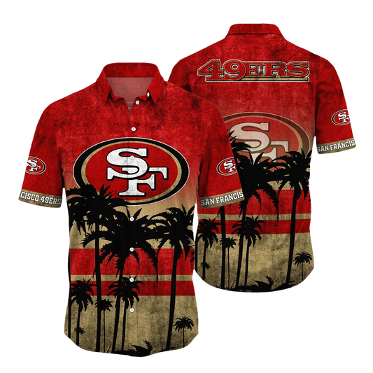 San Francisco 49ers Hawaii Shirt Short Style Hot Trending Summer, NFL Hawaiian Shirt Moonbestprint