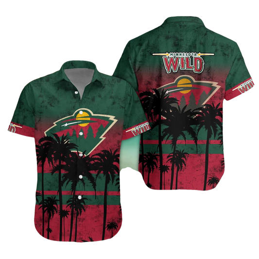 Minnesota Wild Hawaii Shirt 2, NHL Hawaiian Shirt Moonbestprint
