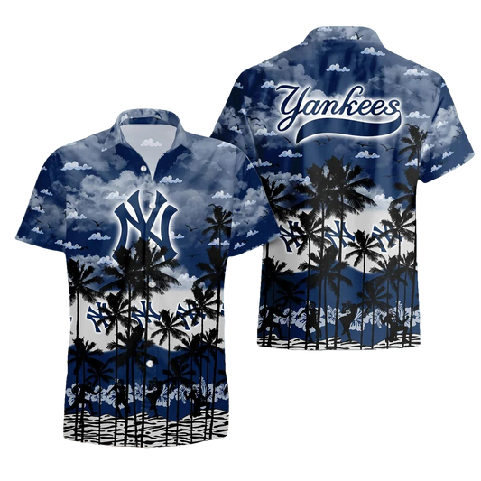 New York Yankees Hawaiian Shirt Trending Summer, MLB Hawaiian Shirt Moonbestprint