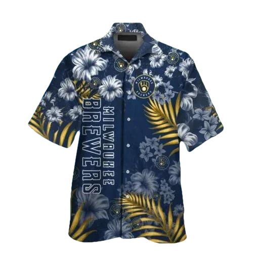 Milwaukee Brewers Hawaiian Shirt 1, MLB Hawaiian Shirt Moonbestprint