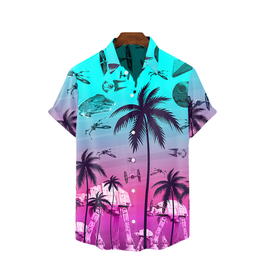 Spaceship Hawaiian Shirt SW-10033 - Moonbestprint