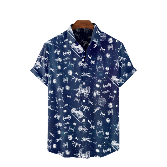 Spaceship Hawaiian Shirt SW-10026 - Moonbestprint