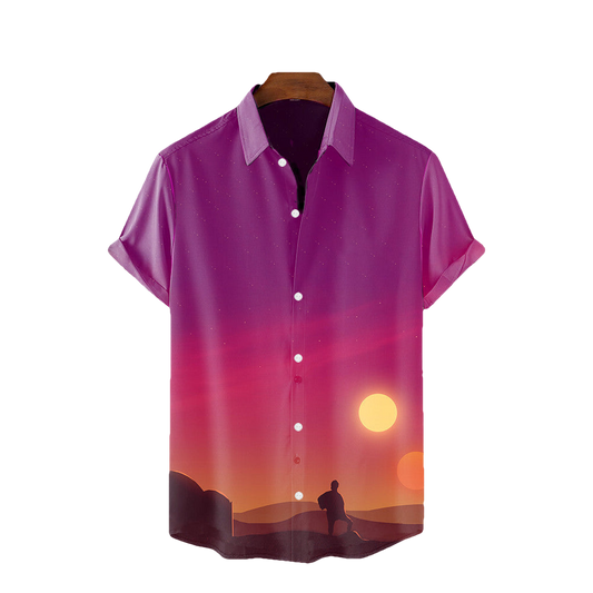 Spaceship Hawaiian Shirt SW-10028 - Moonbestprint