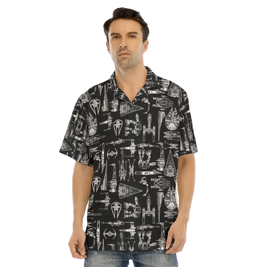 Spaceship Hawaiian Shirt SW-10017 - Moonbestprint