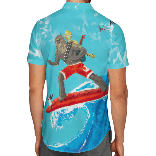 Chewie Surfing Hawaii Shirt - Moonbestprint