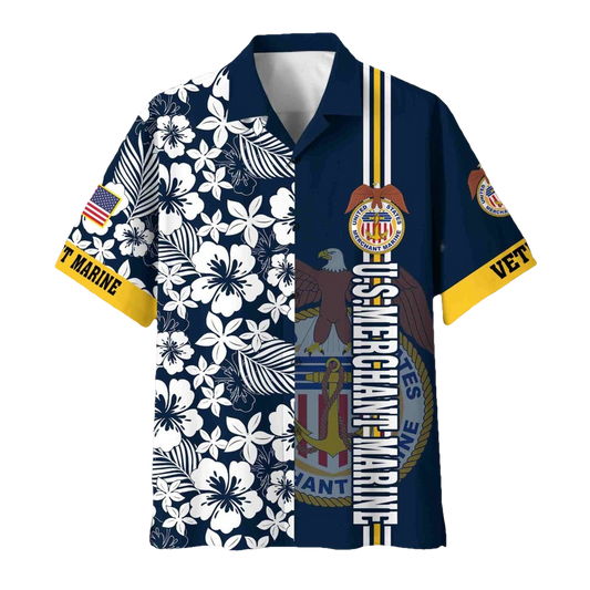 US Merchant Marine Hawaiian Shirt - Moonbestprint