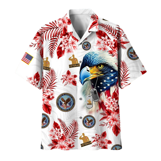 Unique Proudly Served US Veterans Hawaii Shirt - Moonbestprint