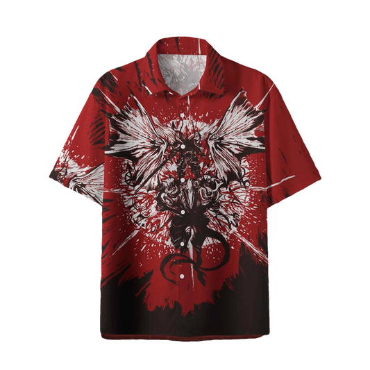 Three-Eyed King Hawaiian Shirt - Moonbestprint