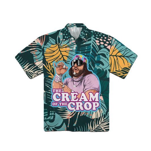 The Cream of the Crop Pro Wrestling Macho Hawaiian Shirt - Moonbestprint