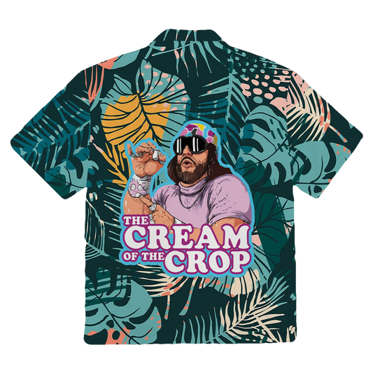 The Cream of the Crop Pro Wrestling Macho Hawaiian Shirt - Moonbestprint