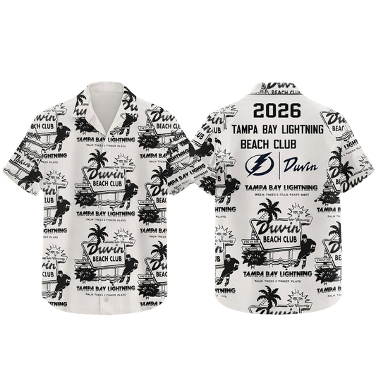 Tampa Bay Lightning Beach Club Cabana 2026 Hawaiian Shirt - Moonbestprint