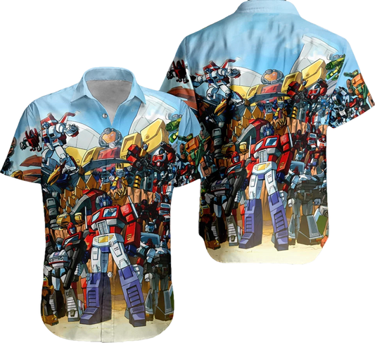 Super Slassic Transformers Robots Gift For Fans Hawaiian Shirt - Moonbestprint