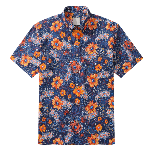 Sunset Garden Hawaiian Shirt - Moonbestprint