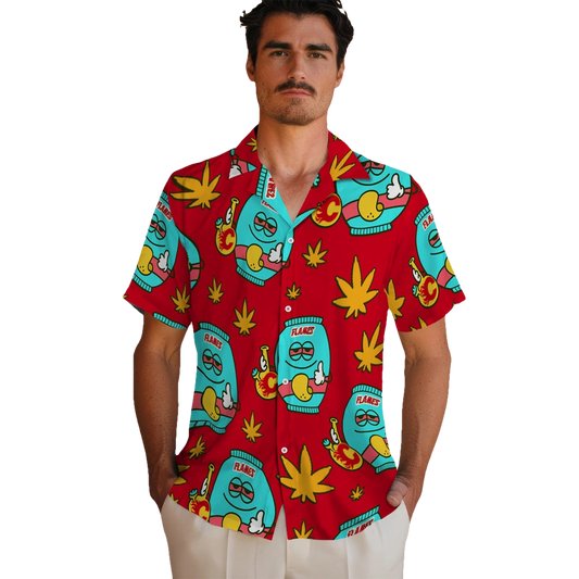 Calgary Flames Hawaiian Shirt - Chill Vibe - Moonbestprint