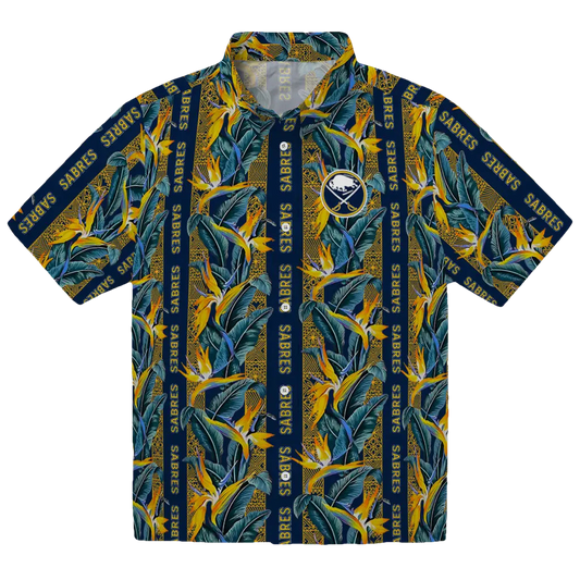 Buffalo Sabres Hawaiian Shirt - Paradise Vines - Moonbestprint