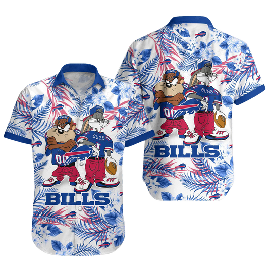Buffalo Bills Looney Tunes Island Fun Hawaiian Shirt - Moonbestprint
