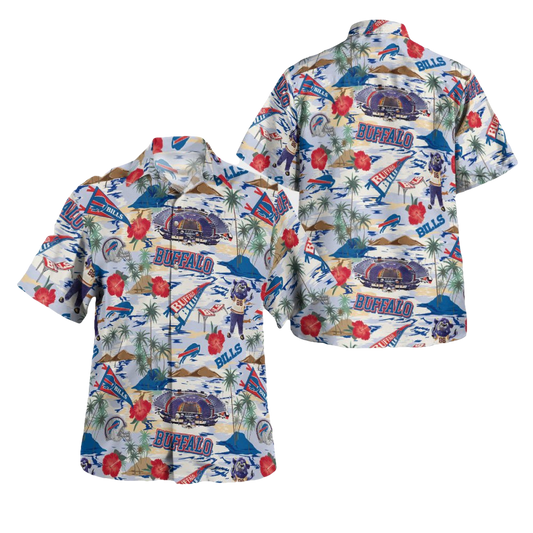 Buffalo Bills Thematic Stadium Hawaiian Shirt - Moonbestprint